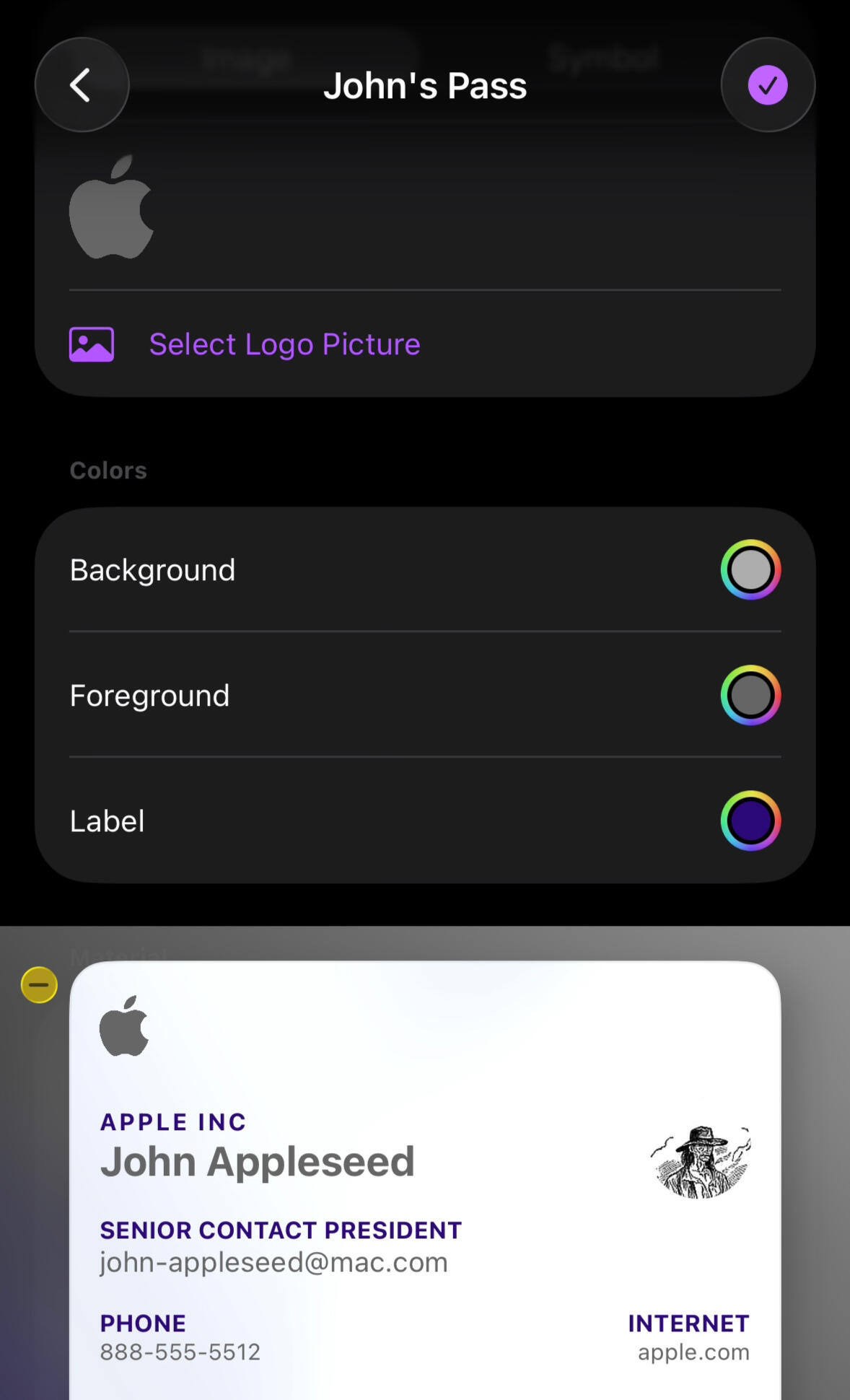 Beautiful Wallet Cards - Live Editor You can create beautiful wallet cards with a live editor and preview. Making a change will immediately reflect in the preview. No re exporting to get it right.