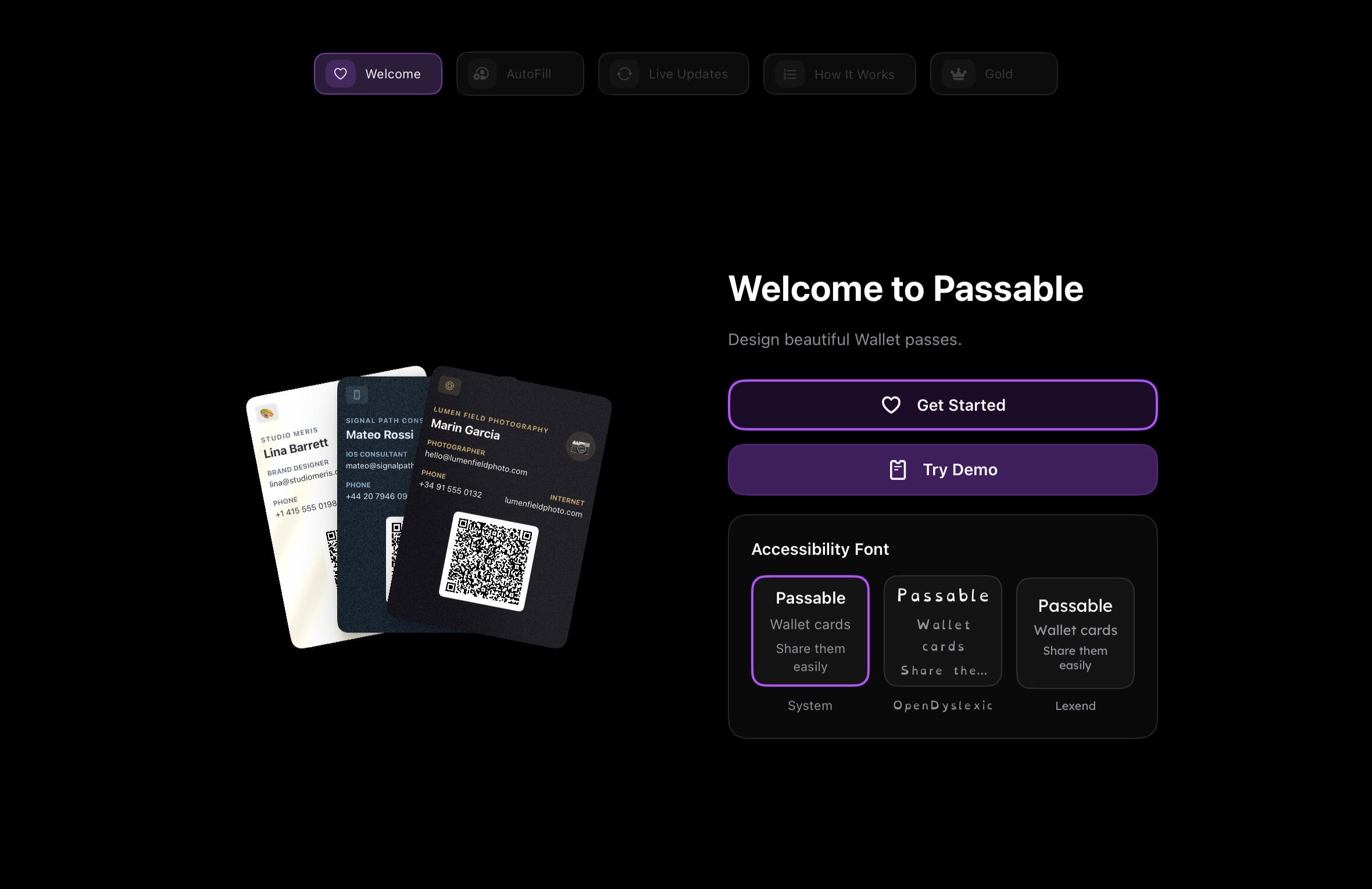 iPad - Onboarding - Welcome to Passable